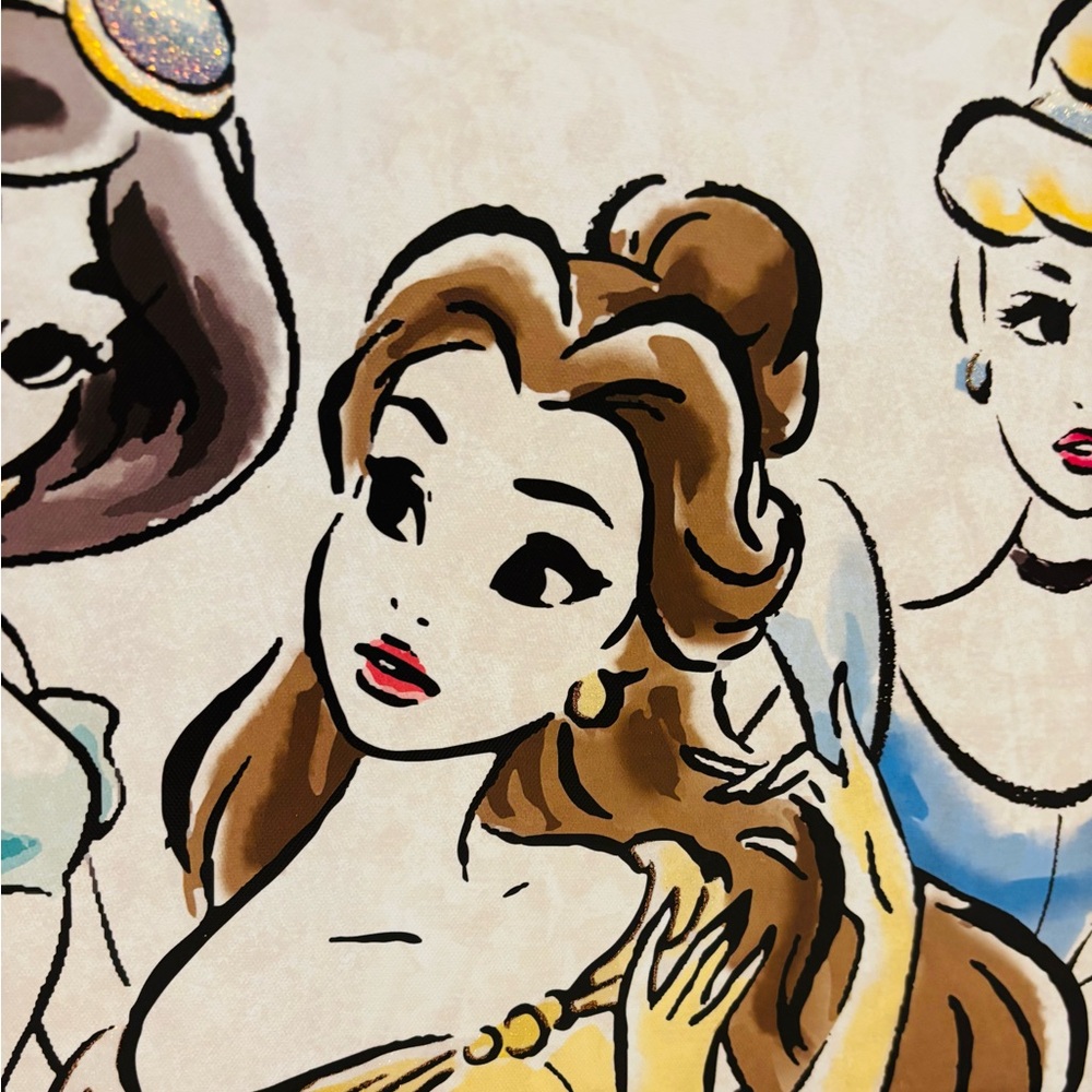 Artissimo Disney Princess Canvas Art 12" X 36" Features Six Disney Princesses - Picture 4 of 6